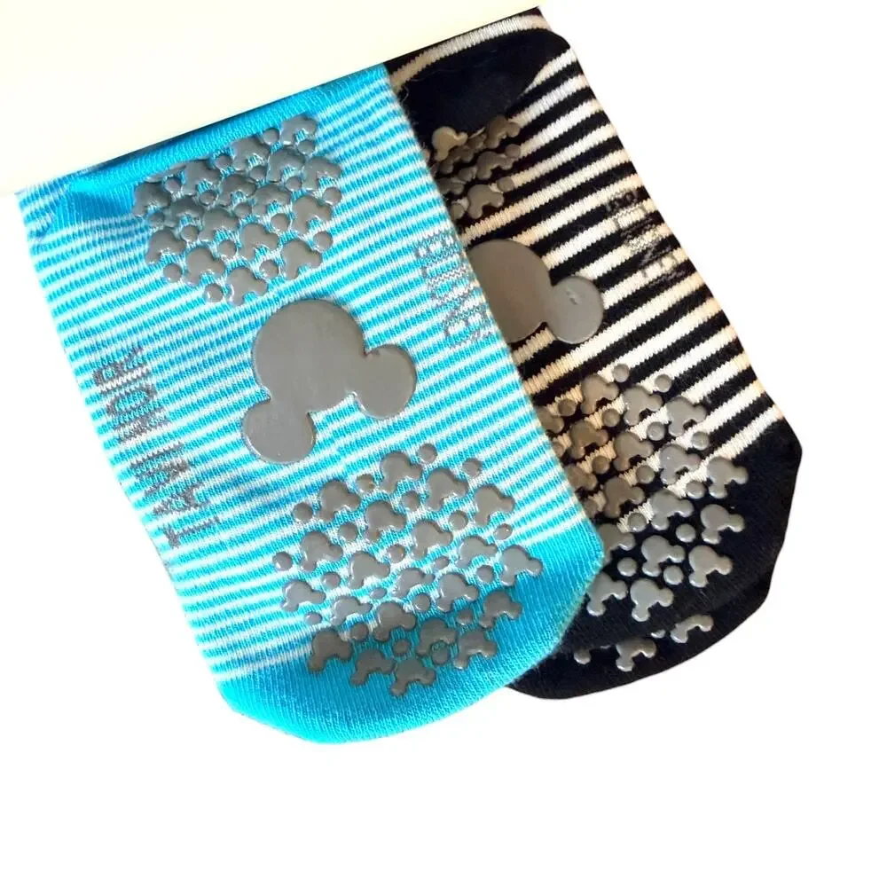 Tavi Noir + Disney Kid's Mickey Mouse & Donald Duck 2-Pack Grip Socks NWT